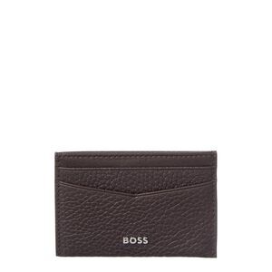 Hugo Boss New Crosstown Leather Card Holder, Brown